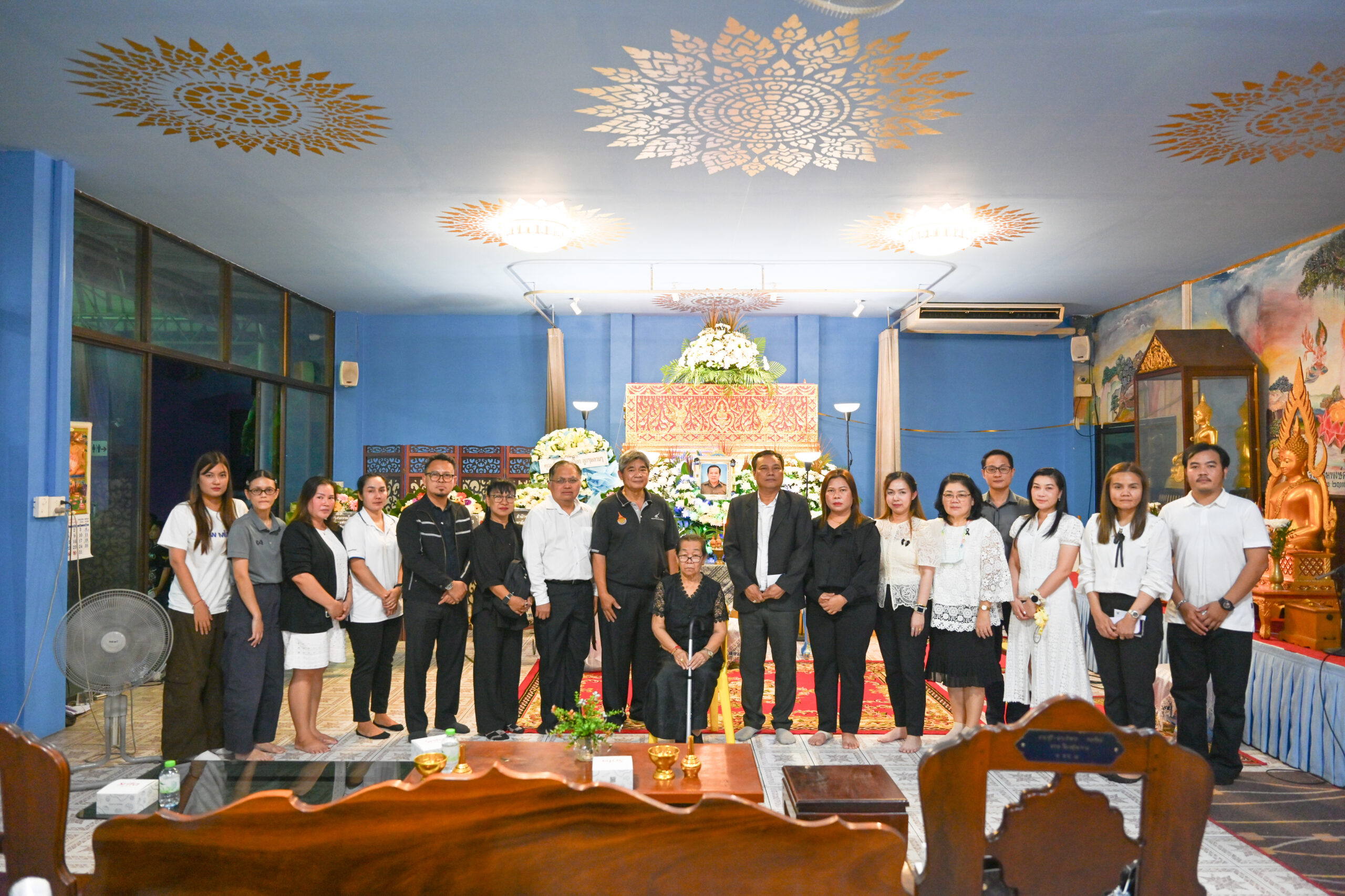 คณะวิศวกรรมศาสตร์และสถาปัตยกรรมศาสตร์ ร่วมเป็นเจ้าภาพสวดพระอภิธรรมศพ คุณพ่อบุญส่ง ทับแถม