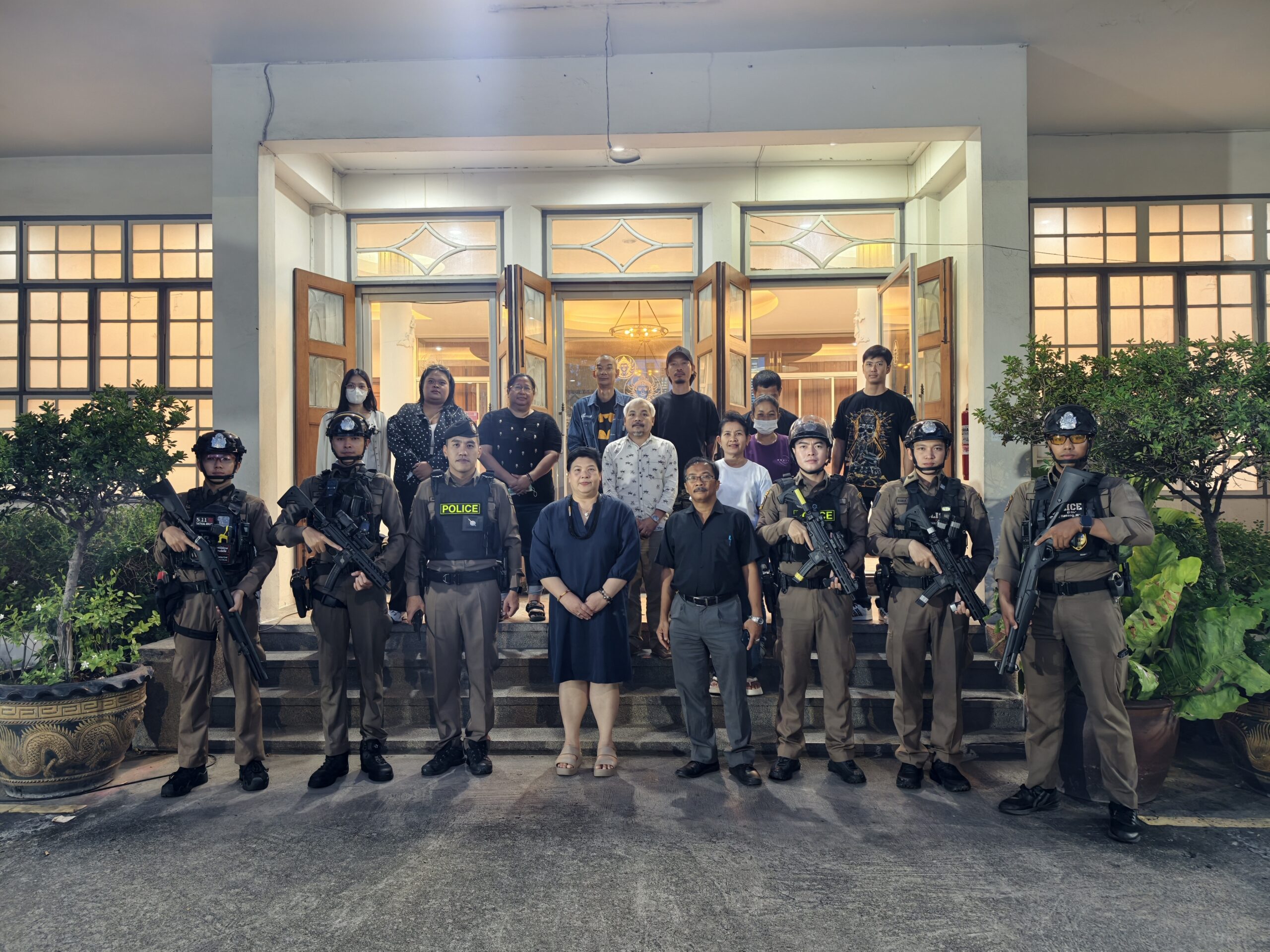 คณะวิศวกรรมศาสตร์และสถาปัตยกรรมศาสตร์ เดินหน้ากิจกรรมบูรณาการเครือข่ายความร่วมมือฯ ต่อเนื่องเป็นวันที่ 3 เสริมสร้างความปลอดภัยแก่นักศึกษาและสังคม