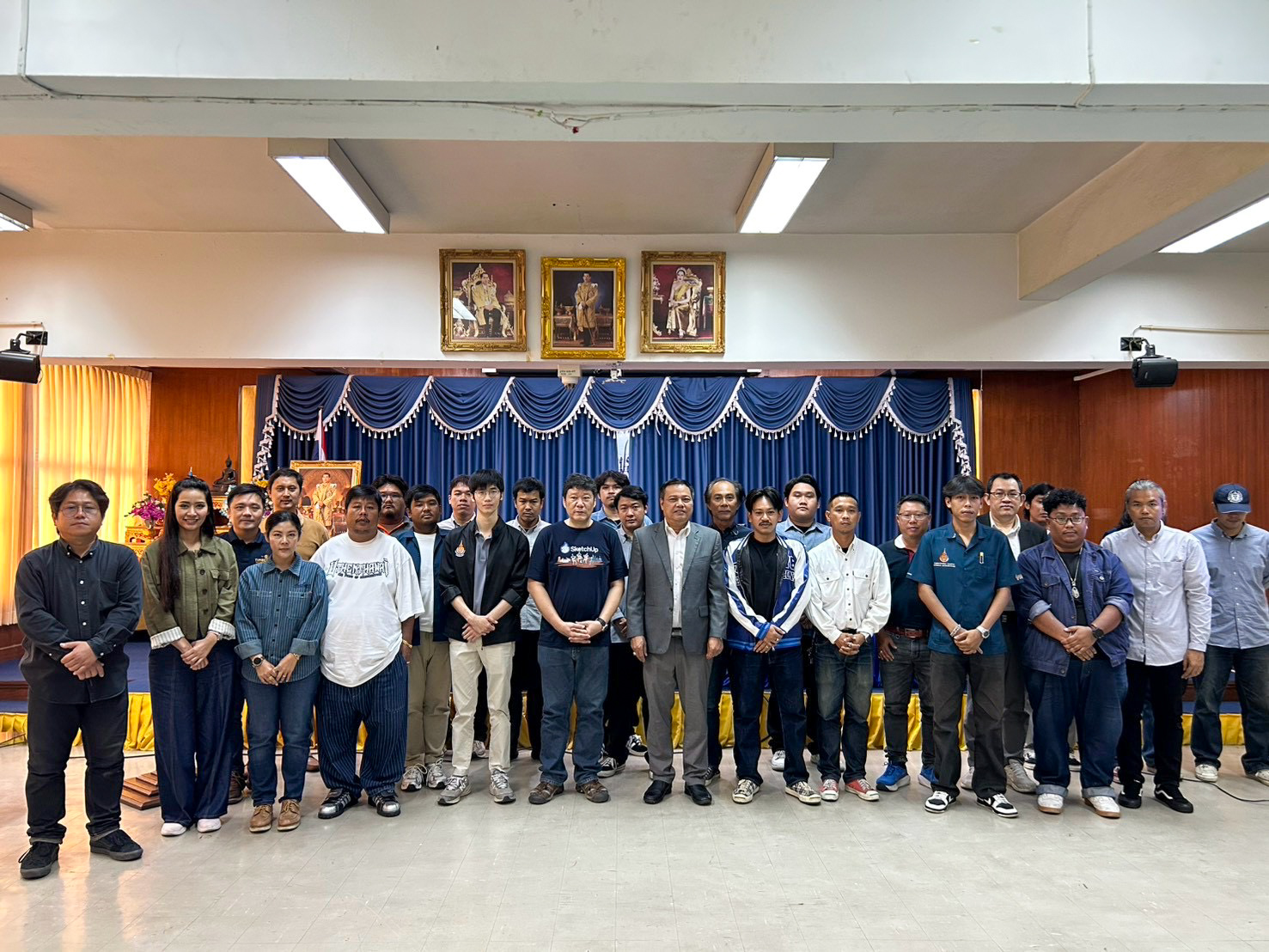 คณะวิศวกรรมศาสตร์และสถาปัตยกรรมศาสตร์จัดอบรม SketchUp เบื้องต้น  เสริมทักษะการสร้างโมเดล 3 มิติสำหรับงานก่อสร้าง