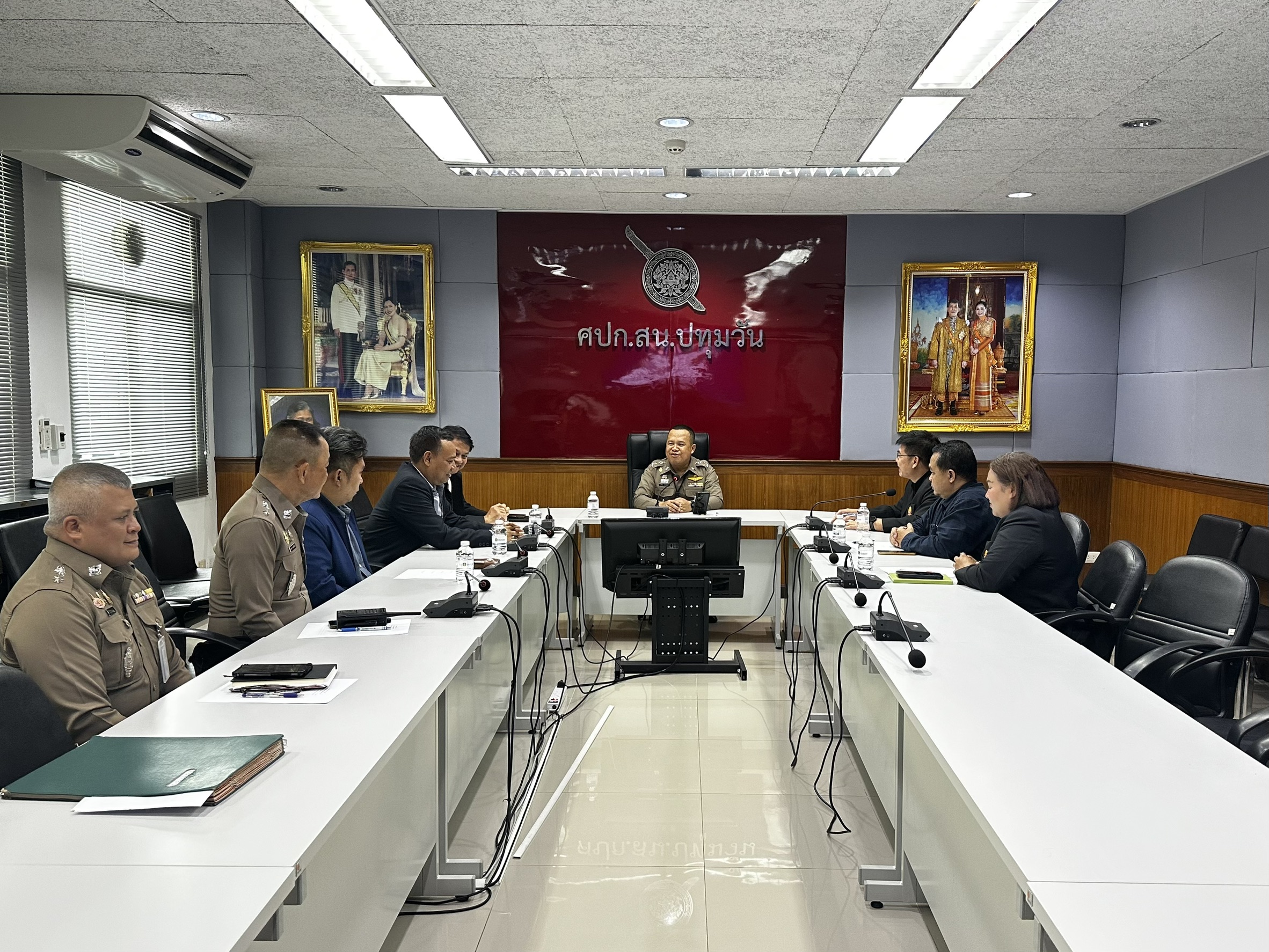 คณะวิศวกรรมศาสตร์และสถาปัตยกรรมศาสตร์  ร่วมประชุมหารือแนวทางป้องกันเหตุทะเลาะวิวาทและสร้างความปลอดภัยในพื้นที่