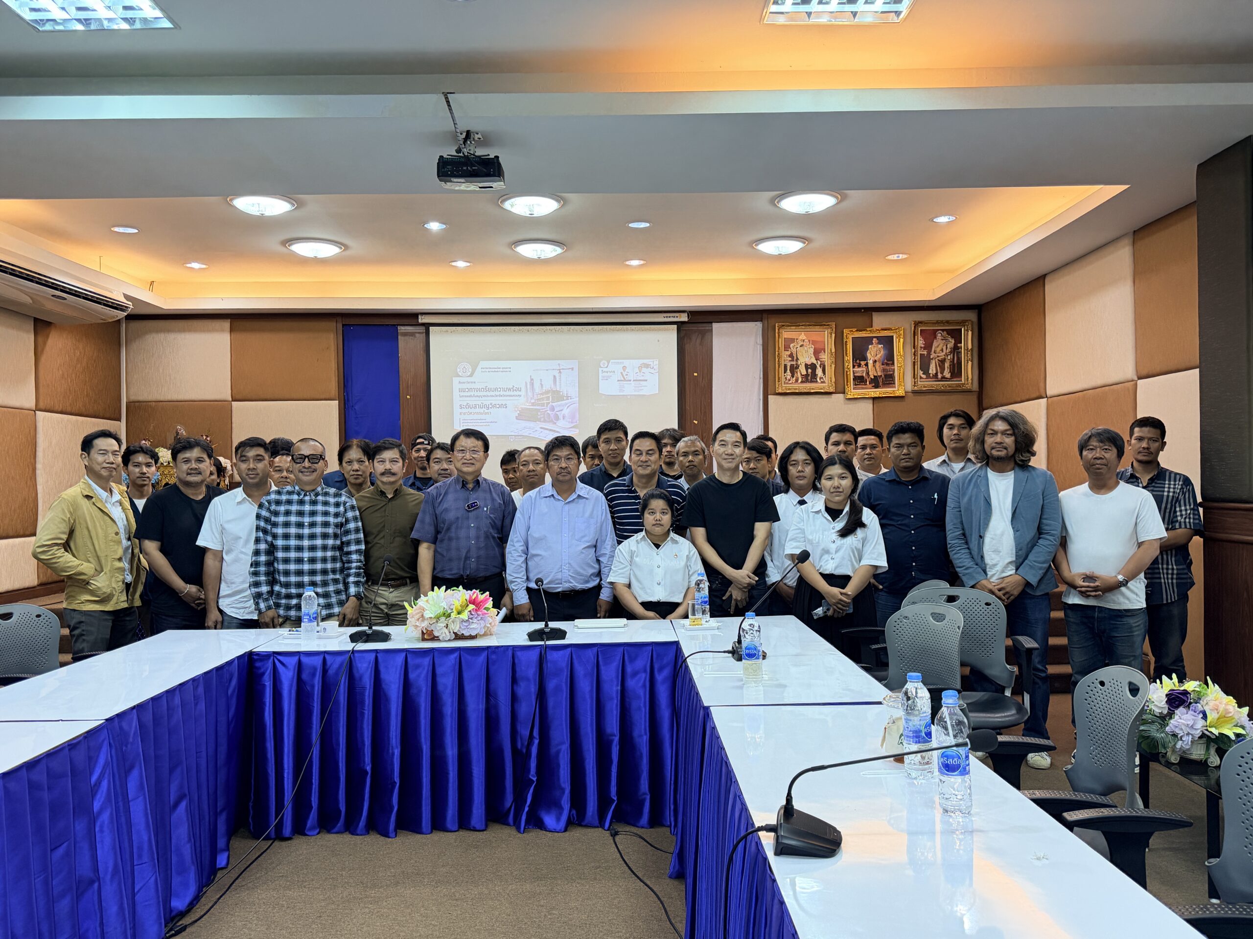 อุเทนถวายสนับสนุนพื้นที่แห่งการเรียนรู้ เสริมความพร้อมสู่สามัญวิศวกร  สาขาวิศวกรรมโยธา