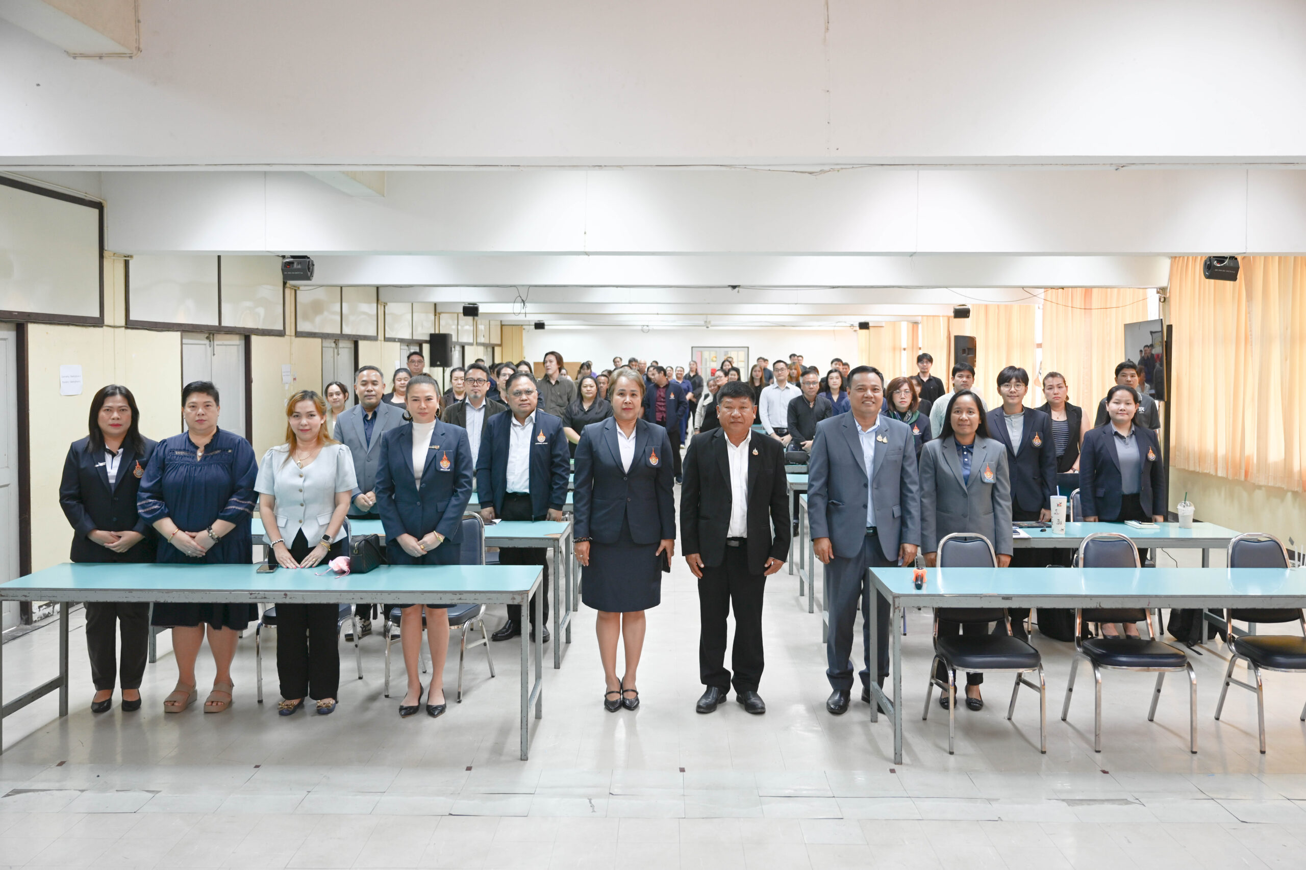คณะวิศวกรรมศาสตร์และสถาปัตยกรรมศาสตร์  ประชุมชี้แจงมาตรการกระทรวง อว. และแนวทางการจัดการเรียนการสอน
